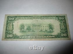 20 $ 1929 Mitchell Dakota Du Sud Sd Monnaie Nationale Billet De Banque # 3578 Fine