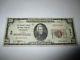 20 1929 $ Morris Illinois Il Banque Nationale De Billets De Banque Note Bill Ch. # 531 Amende