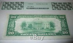 $ 20 1929 Natrona Pennsylvania Pa National Billet De Banque Bill Ch. # 5729 Nouveau