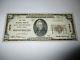 20 $ 1929 New Bethlehem Pennsylvanie Pa Banque Nationale Monnaie Note Bill # 4978 Vf