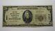$20 1929 Nowata Oklahoma Ok Monnaie Nationale Banque Note Bill Charte #5354 Fine