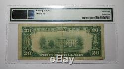 20 $ 1929 Pawhuska Oklahoma Ok Billet De Banque En Monnaie Nationale Bill Ch. # 7883 Vf25