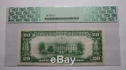 20 $ 1929 Pensacola En Floride Fl Banque Nationale Monnaie Note Bill Ch # 5603 New63ppq