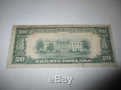 20 1929 $ Pensacola Florida Fl Banque De Billets De Banque Nationale Note Bill! Ch. # 5603 Vf