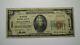 20 1929 Pensacola Floride Fl Monnaie Nationale Banque Note Bill Ch. #5603 Fine