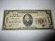 20 $ 1929 Pontiac Michigan Mi Note De La Banque Monétaire Nationale Bill! Ch # 12288 Fine