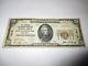 20 $ 1929 Poughkeepsie New York Ny Note De La Banque Monétaire Nationale Bill! Ch. # 1312 Vf