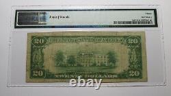 20 1929 Rochester Minnesota Mn Monnaie Nationale Banque Note Bill #579 F15 Pmg
