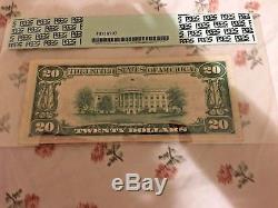 20 $ 1929 Rockford Illinois, IL Billets De Banque En Monnaie Nationale Bill Ch # 1816 Nouveau Pcgs