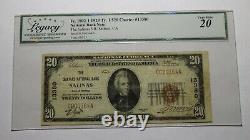 $20 1929 Salinas California Ca National Currency Bank Note Bill Ch. #13380 Vf20