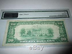 20 $ 1929 Scottdale Pennsylvanie Pa Note De La Banque Monétaire Nationale Bill! Ch # 4098 Vf