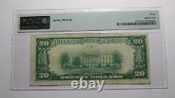 20 1929 Shelby Ohio Oh National Monnaie Banque Note Bill Ch. #1929 Vf30 Pmg