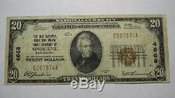 $ 20 1929 Spokane Washington Wa Banque Nationale Monnaie Note Bill! Ch. # 4668 Vf