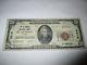 20 $ 1929 St. Charles Illinois Il Note De La Banque Nationale De Billets Bill N ° 6219 Vf Saint