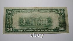 20 $ 1929 St. Joseph Missouri Mo Monnaie Nationale Banque Note Bill Ch. #4939 Vf