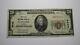 $20 1929 Steward Illinois Il Monnaie Nationale Banque Note Bill Charte #6543 Vf