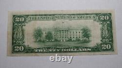 $20 1929 Tampa Bay Florida Fl National Currency Bank Note Bill Ch. #3497 Xf+++