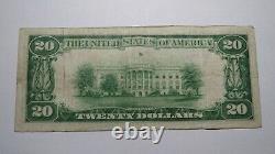 20 1929 Trinidad Colorado Co Monnaie Nationale Banque Note Bill Ch. #3450 Fine