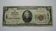 $20 1929 Watkins New York Ny Monnaie Nationale Note De La Banque Bill Ch #9977 Rare