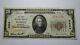 20 $ 1929 Winona Minnesota Mn Banque Nationale Monnaie Note Bill Ch. # 3224 Fin