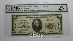 20 $ 1929 Winter Haven En Floride Fl Banque Nationale Monnaie Note Bill Ch # 13437 Vf25