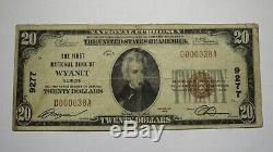 20 $ 1929 Wyanet Illinois IL Billet De Banque! Ch. # 9277 Fin
