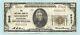20 $ Monnaie Nationale 1929 Type 1 Ch # 6942 Banque Nationale, Shamokin, Pa Vf +