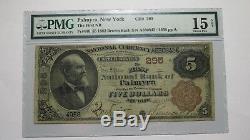 5 $ 1882 Billet De Billets De Banque En Monnaie Nationale Palmyra New York Ny!
