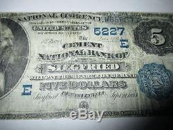 $ 5 1882 Siegfried Pennsylvanie Pa Note De La Banque Nationale De Billets Note N ° 5227 Rare