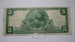5 $ 1902 Billet De Banque En Monnaie Nationale Andalousie Alabama Al National Bill Ch. # 11955 Vf