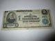 $ 5 1902 Boise City Idaho Id Billet De Banque De La Monnaie Nationale Bill. Ch. # 3471 Rare