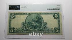5 $ 1902 Columbia Caroline Du Sud Sc Monnaie Nationale Bill #8133 Pmg