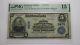 $5 1902 Hammond Indiana En Monnaie Nationale Note De La Banque Bill Ch. #3478 F15 Pmg