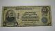 $5 1902 Jamestown New York Ny Banque De Monnaie Nationale Note Bill! Ch. #9748 Fine