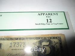 5 1902 $ Lake Linden Michigan MI Monnaie De Banque Nationale Note Bill Ch. # 3948 Pcgs