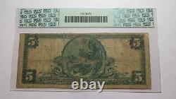 5 $ 1902 Nowata Oklahoma Ok Monnaie Nationale Banque Note Bill Ch. #6367 Pcgs Vg8