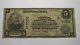 5 $ 1902 Petersburg Virginia Va Banque Nationale Monnaie Note Bill! Ch # 7709 Rare