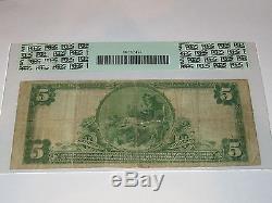 $ 5 1902 Salem New Jersey Nj Note De La Banque Monétaire Nationale Bill! # 1326 Pcgs Graded