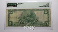 5 1902 $ Stevens Point Wisconsin Monnaie Nationale Note Banque Bill Ch. #4912 Pmg