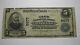 $5 1902 Watkins New York Ny Banque De Monnaie Nationale Note Bill! Ch. #9977 Glen