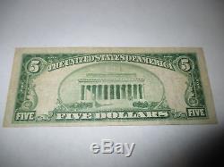 $ 5 1929 Alameda Californie Ca Devise Nationale De Banque De Billet De Banque Vf # 11942