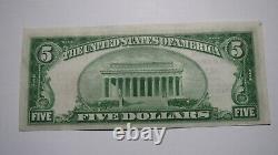 $5 1929 Altus Oklahoma Ok National Currency Bank Note Bill! #13756 Non Circulé
