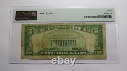 $5 1929 Appleton Minnesota Mn Monnaie Nationale Banque Note Bill Ch #8813 Vf20 Pmg