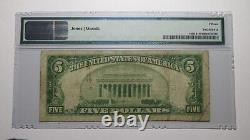 $5 1929 Bartow Floride Fl Monnaie Nationale Banque Note Bill Ch. #13389 F15 Pmg
