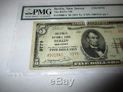 $ 5 1929 Berlin New Jersey Nj Billet De Banque National Bill Ch. # 9779 Vf Pmg