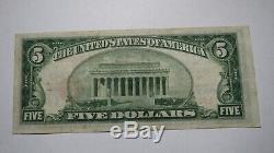 5 $ 1929 Billet De Banque En Monnaie Nationale El Paso Texas Tx! Ch. # 12769 Vf +