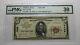 $ 5 1929 Clinton Iowa Ia Banque Nationale Monnaie Note Bill Ch. # 2469 Vf30 Pmg