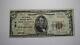 $5 1929 Colorado Springs Colorado Co Monnaie Nationale Banque Note Bill #3913 Fine