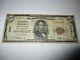5 $ 1929 Concord New Hampshire Nh Monnaie Nationale Note De Banque Bill Ch. # 2447 Fine