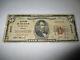$ 5 1929 Eureka Kansas Bill De Billets De Banque Ks National Bill! Ch. # 5655 Rare